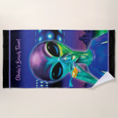 Partie faite sur commande d'alien de serviette de (Devant)