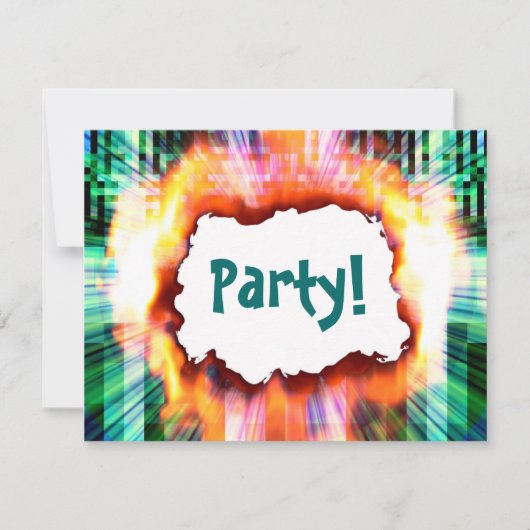 Partie ! Invitation (Devant)