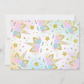 Partie magique de licorne de carte de (Dos)