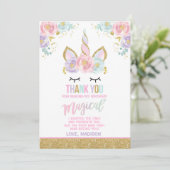 Partie magique de licorne de carte de (Debout devant)