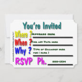 Partie ou faire-part de retraite (Dos)