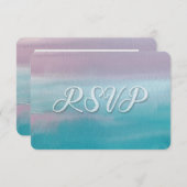 partie RSVP dans l'aquarelle (Devant / Derrière)