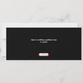 Partie simple du coeur brisé - 9,25"" invitations (Dos)