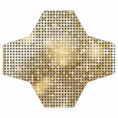 Parties scintillant à bille disco brillant doré (Plat)