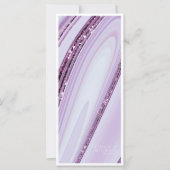 Parties scintillant Abstraite Strata Mariage Menu (Devant)