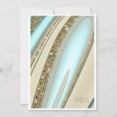Parties scintillant Abstraite Strata Mariage Menu  (Devant)