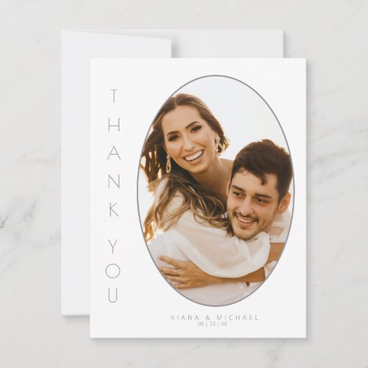 Parties scintillant Abstraite Strata Mariage Merci (Devant)