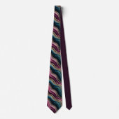 Parties scintillant Agate rose cyan Cravate (Devant)