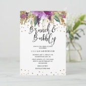 Parties scintillant Amethyst Invitation de la douc (Debout devant)