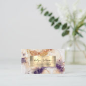 Parties scintillant aquarelle et Carte de visite d (Debout devant)