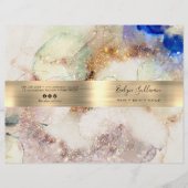 Parties scintillant aquarelle fausse feuille de se (Devant)