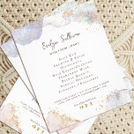 Parties scintillant aquarelle forme le prospectus<br><div class="desc">élégant salon de beauté flyer</div>