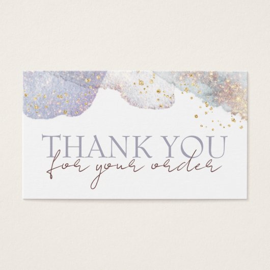 Parties scintillant aquarelle formes carte de rédu (Devant)