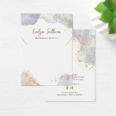 Parties scintillant aquarelle formes collier carte (Bureau)