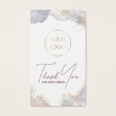 Parties scintillant aquarelle formes package insér (Devant)