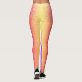 Parties scintillant arc-en-ciel coloré Leggings sp (Dos)