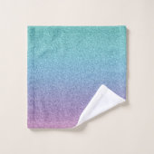 Parties scintillant arc-en-ciel colorée Cool moder (Gant de toilette)