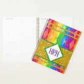 Parties scintillant arc-en-ciel Monogram Pride Jac (Devant avec enveloppe)