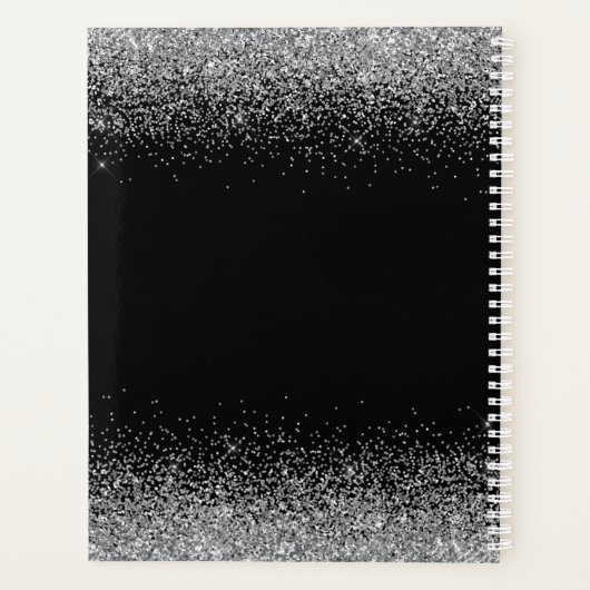 Parties scintillant Argent Boss Lady PDG Monogram (Dos)