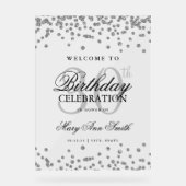 Parties scintillant Argent Confetti 30e anniversai (Recto)