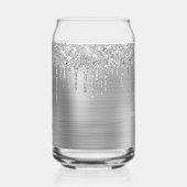 Parties scintillant argent gouttes Metallic 21e an (Verso)