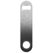 Parties scintillant argent monogramme moderne ombr (Dos)