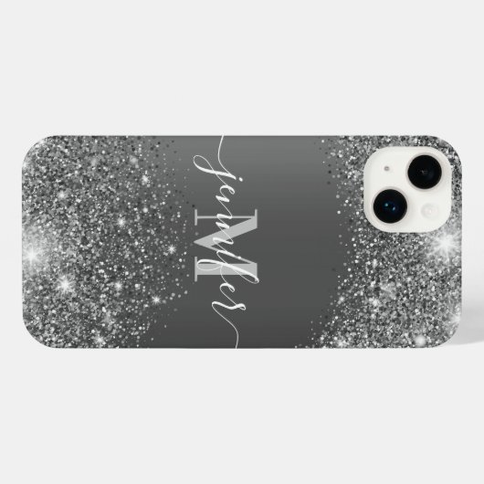 Parties scintillant argentée (Verso Horizontal)