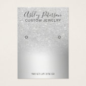 Parties scintillant argentée scintille écran d'ore (Devant)