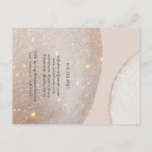 Parties scintillant artistique Carte d'affichage g (Dos)