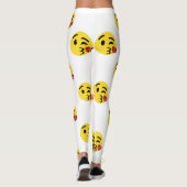 parties scintillant baiser émoji leggings (Dos)
