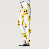 parties scintillant baiser émoji leggings (Gauche)
