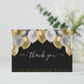 Parties scintillant Ballons Merci (Debout devant)