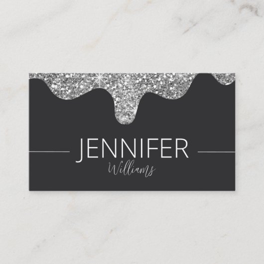 Parties scintillant Beauty Maquillage noir Carte d (Devant)