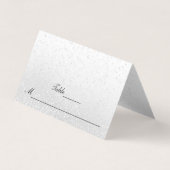 Parties scintillant blanche | Cartes de remplissag (Front)