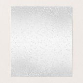 Parties scintillant blanche | Cartes de remplissag (Inside Unfolded)