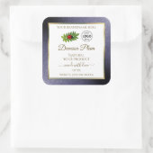 Parties scintillant Bleu Blanc Or Étiquette de pro (Sac)