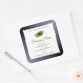 Parties scintillant bleu foncé Étiquette de produi (Enveloppe)