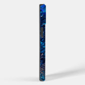 Parties scintillant bleu marine iPhone Mate Coque  (Verso / Droite)