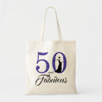 Parties scintillant bleue 50 Fabuleux Sac fourre-t