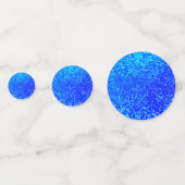 Parties scintillant bleue Anniversaire Confetti (Derrière)