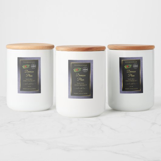 Parties scintillant bleue Black Gold Étiquette de  (Bouteilles)