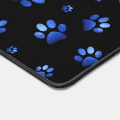 Parties scintillant bleue chien patte motif, Monog (Coin)