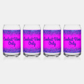 Parties scintillant Bleue et texte sur les Vibes P (Recto)