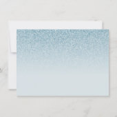 Parties scintillant bleue ombre photo merci Sweet  (Dos)