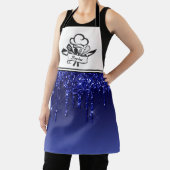 Parties scintillant Bleue Royale Bleue - Tablier P (Insitu)