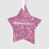 Parties scintillant Bokeh rose (devant)