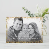 Parties scintillant Bordure Carte de Noël en Parti (Debout devant)