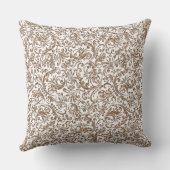 Parties scintillant Brown clair Coussin réversible (Verso)