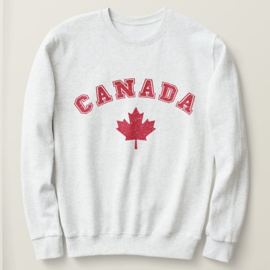 Parties scintillant Canada Sweat - shirt à capuche (Design devant)