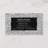 Parties scintillant Cartes de visite d'élégance ar (Dos)